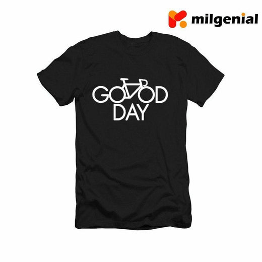 100% Algodón Camiseta Estampada de Personalidad- Good Day (Un Buen Día)