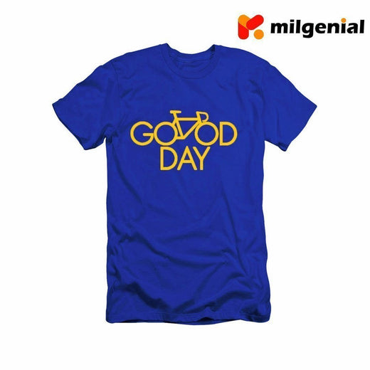 100% Algodón Camiseta Estampada de Personalidad- Good Day (Un Buen Día)
