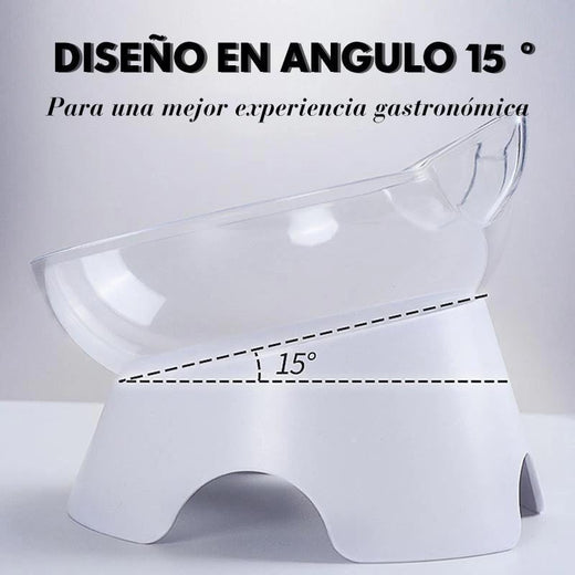 Tazón de alimentación para gatos (individual / doble)