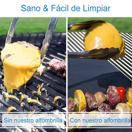 100% Antiadherente Alfombrilla para Barbacoa