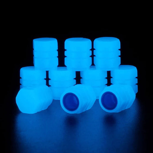 Tapas De Válvulas De Neumáticos Fluorescentes Universales