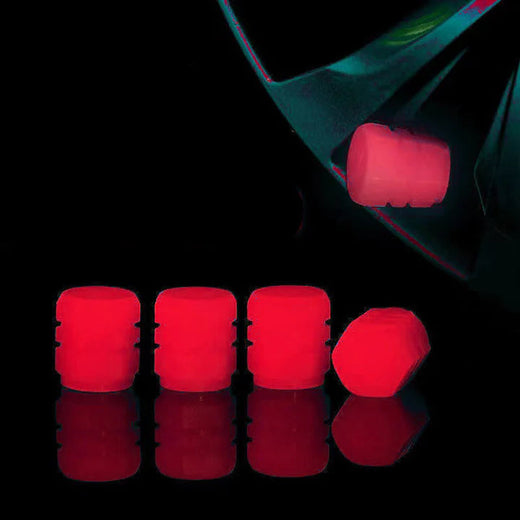Tapas De Válvulas De Neumáticos Fluorescentes Universales