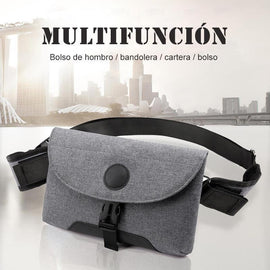 Bandolera vintage rectangular, bolso de tirantes