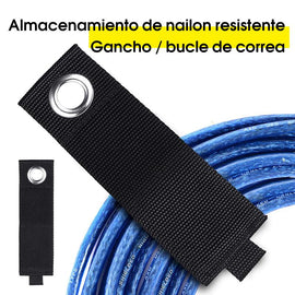 Correa de velcro de almacenamiento de nylon