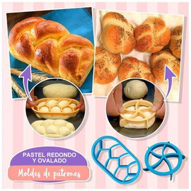 Molde redondo y ovalado para pasteles (juego de 2 piezas)