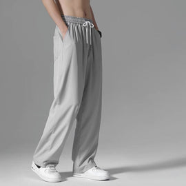 Pantalones Largos De Seda De Hielo Para Hombre