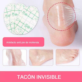 Etiqueta adhesiva antidesgaste de talón invisible autoadhesiva