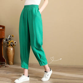 Pantalones Bombachos De Seda Helada