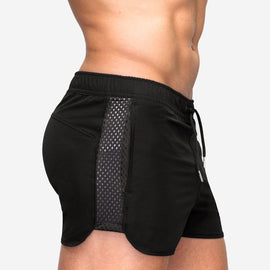 Shorts de playa de verano de malla transpirable para hombre