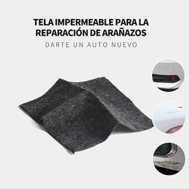 Tela mágica para eliminar los arañazos del coche