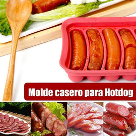Molde casero de salchicha manual para barbacoa y desayuno