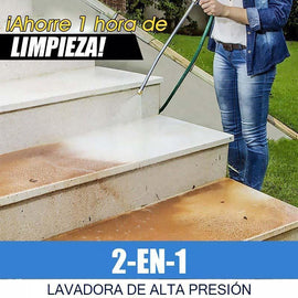 Lavadora de alta presión 2 en 1 2.0