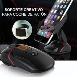Soporte de ratón giratorio del coche del sostenedor para móvil