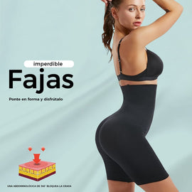Pantalones De Control De Barriga De Cintura Alta