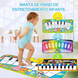 Manta de piano de entretenimiento infantil