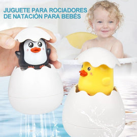 Juguete de rociadores flotantes para baño de bebés