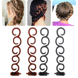 Twist Plait Hair DIY Trenza Herramientas de peluquería (2 piezas)